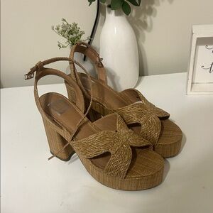 DV by Dolce Vita Tan Platform Sandals